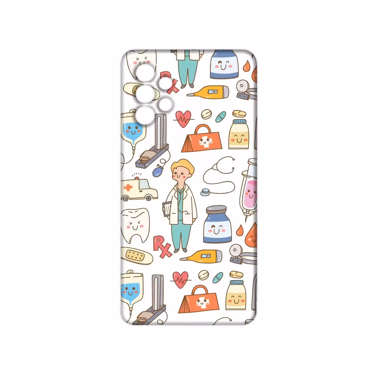 کاور مدل دندان پزشک کد 025 مناسب برای گوشی موبایل سامسونگ galaxy A23 