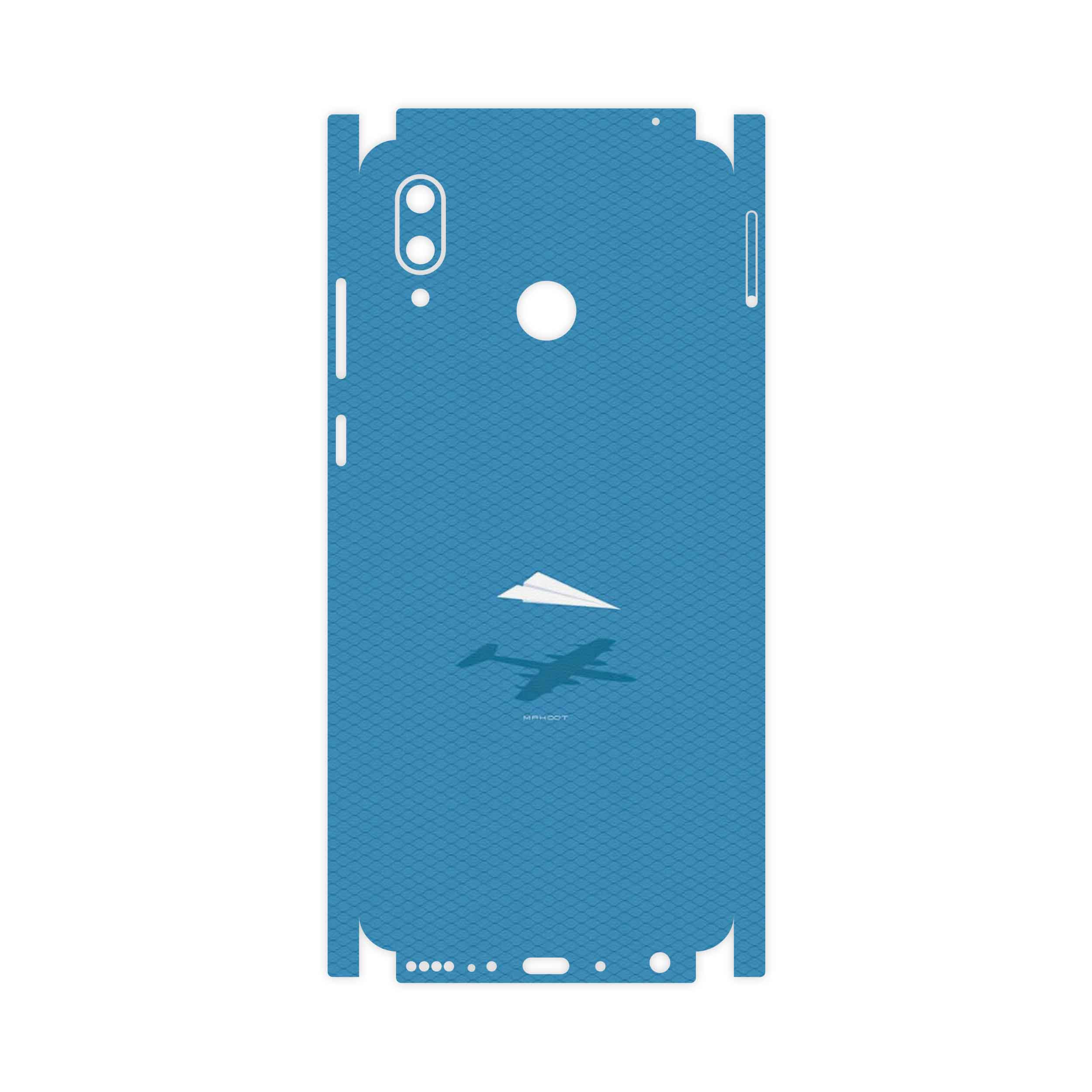 برچسب پوششی ماهوت مدل Minimal Paper Airplane-FullSkin مناسب برای گوشی موبایل آنر Play