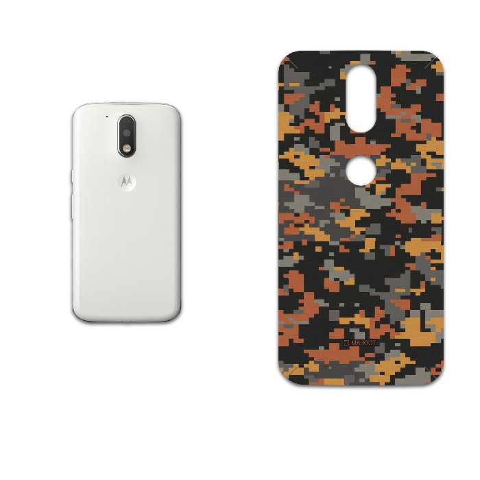 برچسب پوششی ماهوت مدل Army-Autumn-pixel مناسب برای گوشی موبایل موتورولا Moto G4