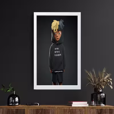 تابلو مدل تنتاسیون XXXTENTACION کد G11-47
