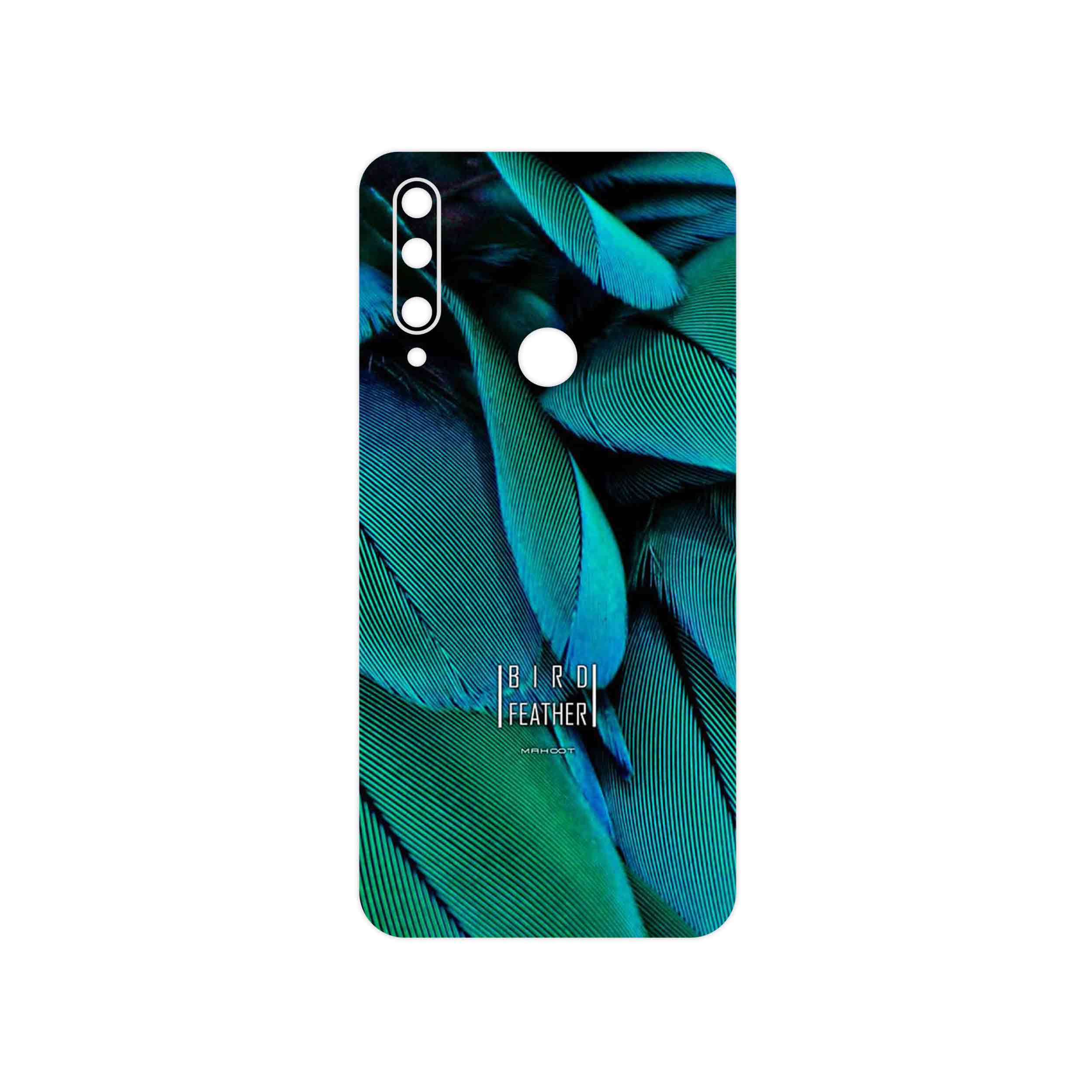 برچسب پوششی ماهوت مدل Green Feather مناسب برای گوشی موبایل آنر 9X