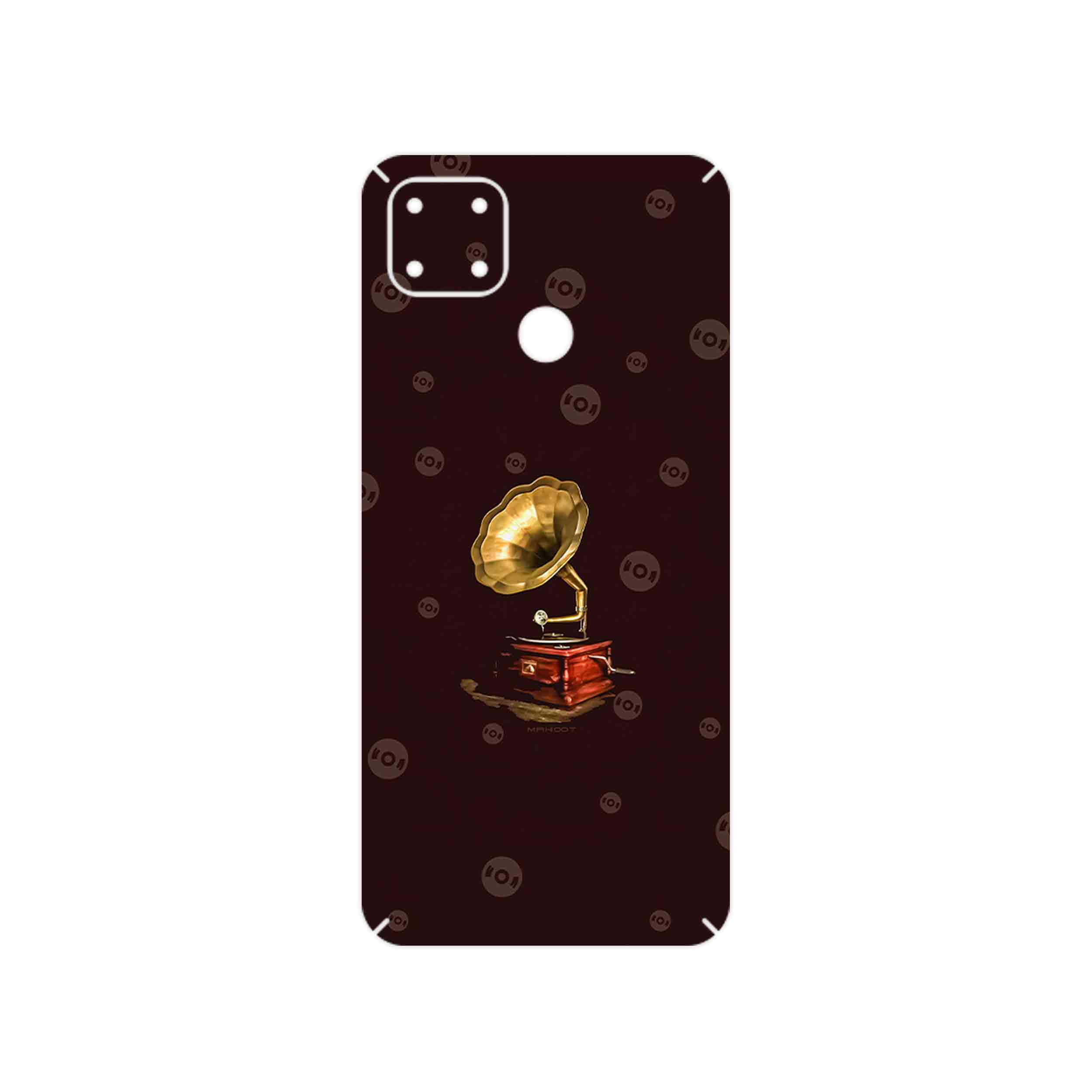 برچسب پوششی ماهوت مدل Gramophone Nostalgia مناسب برای گوشی موبایل ریلمی C25s