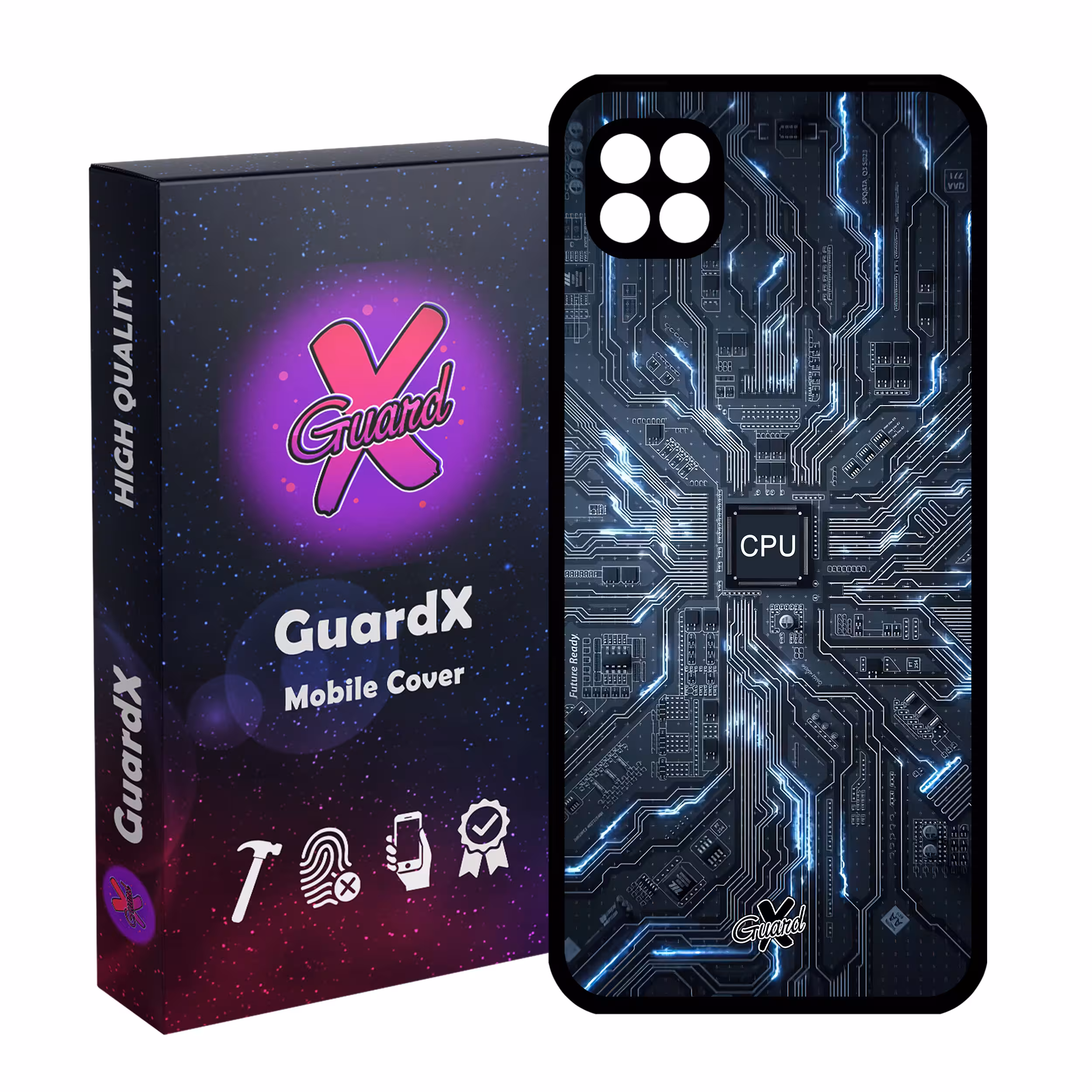 کاور گارد ایکس طرح CPU مدل Glass10504 مناسب برای گوشی موبایل سامسونگ Galaxy A22 5G