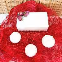 سفیدآب پنبه رو و گلاب ( گلیسیرینه گیاهی دستساز 100 گرمی)