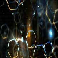 خرید و دانلود والپیپر انتزاعی ساختار مولکولی تم آبی | پیک فاکس | Pic Fox