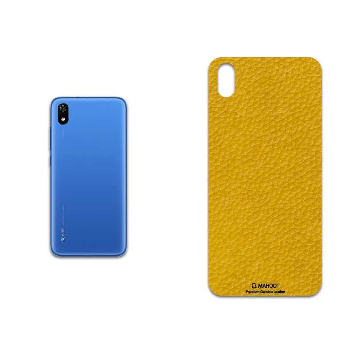 برچسب پوششی ماهوت مدل Mustard-Leather مناسب برای گوشی موبایل شیائومی Redmi 7A