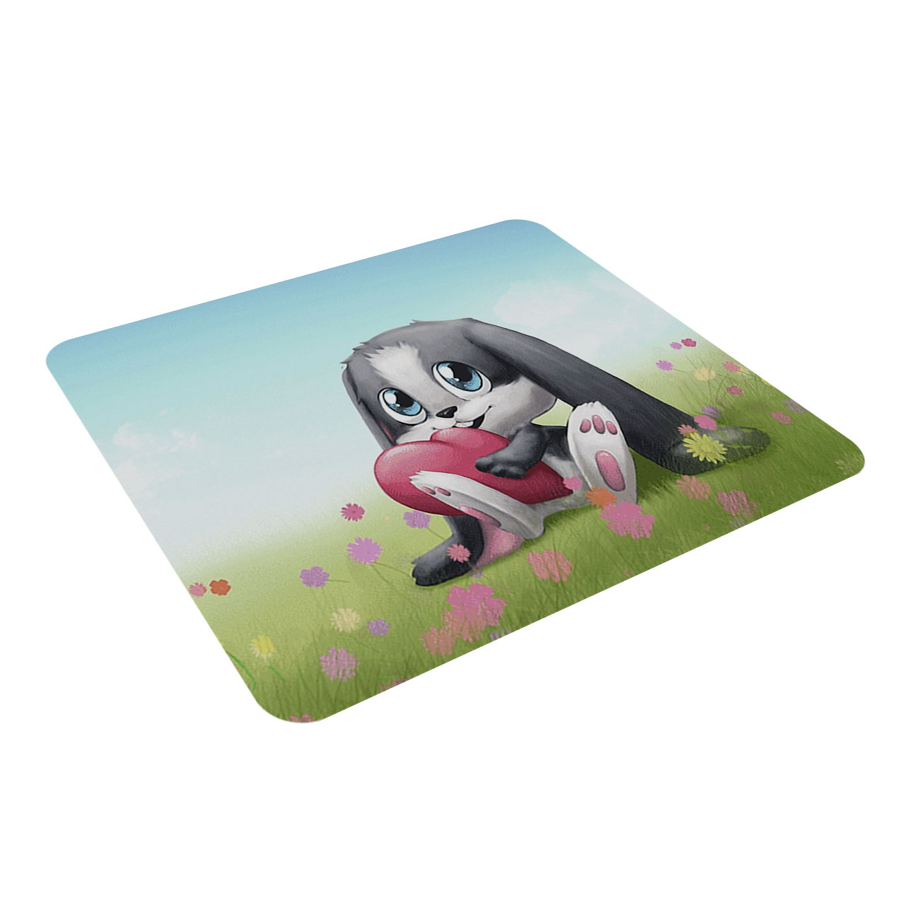 ماوس پد طرح خرگوش عاشق مدل MP 0030