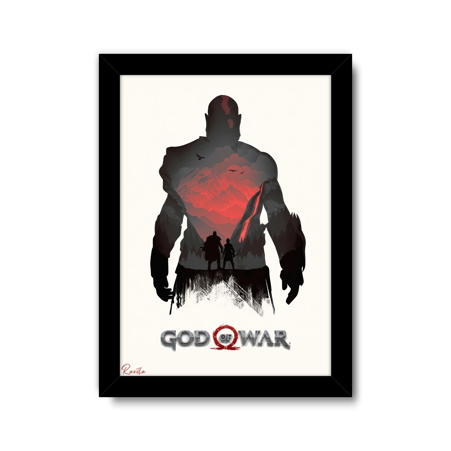 تابلو تکی گاد آف وار کد 3532