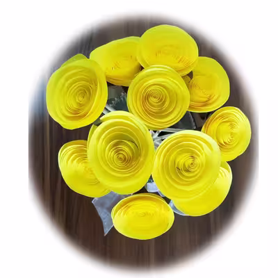 گل مصنوعی مدل رز ژولیت کد MK91 مجموعه 4 عددی