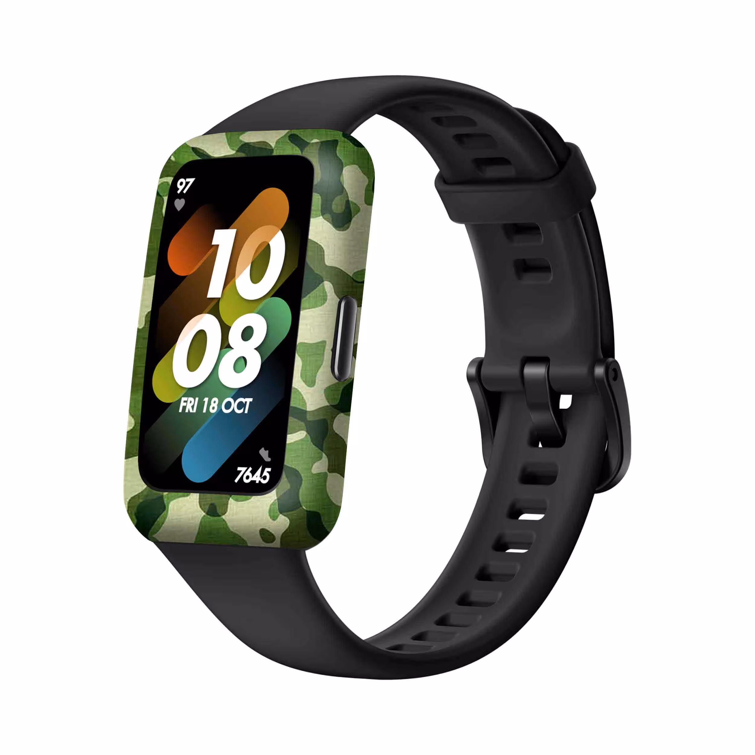 برچسب ماهوت طرح Army_Green مناسب برای ساعت هوشمند هوآوی Band 7