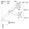 پایه نگهدارنده مانیتور مدل DFLX-207
