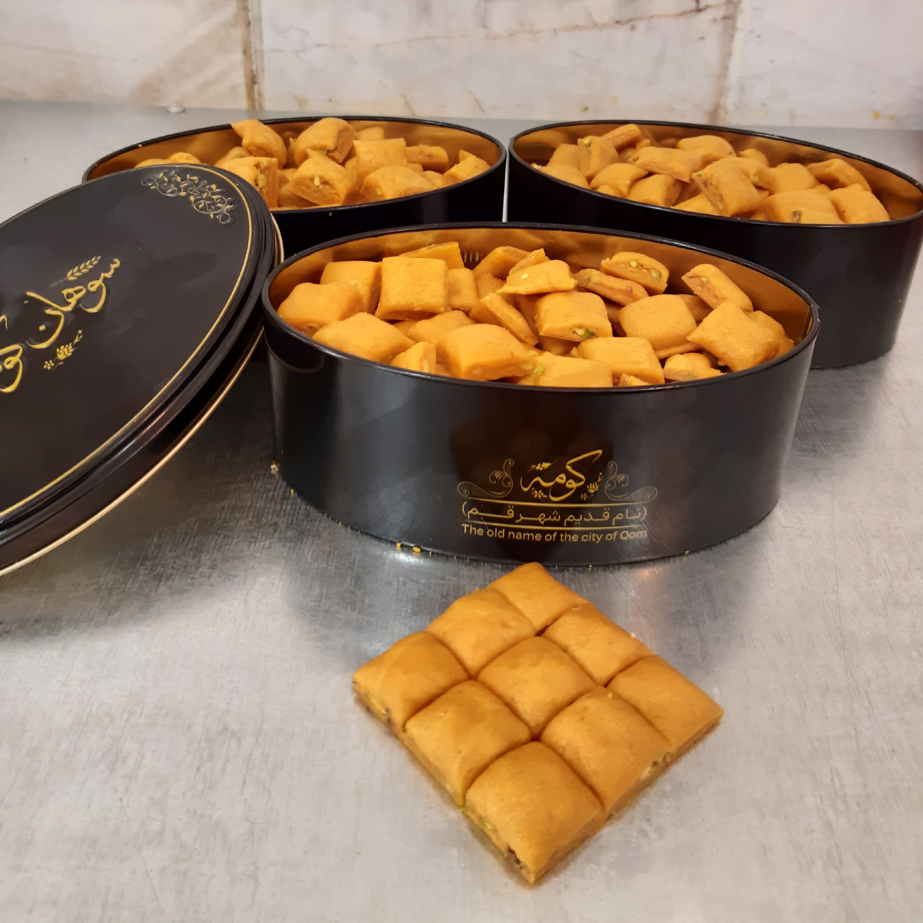 سوهان حبه ای مغز دار کره ای 450 گرمی