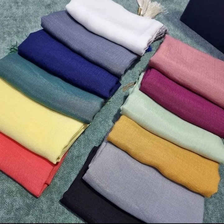 شال نخ اسلپ ساده منگوله دار