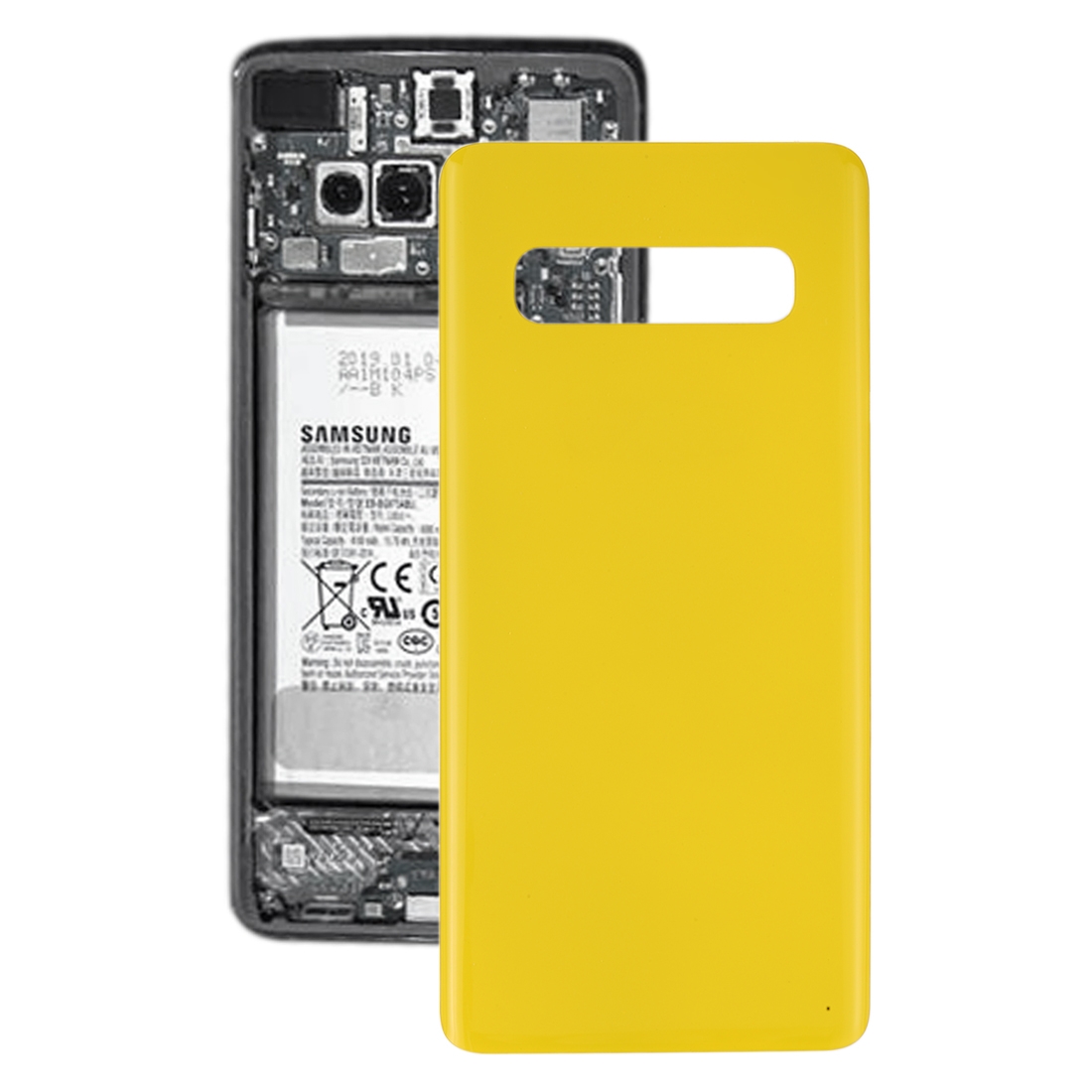 درب پشت سامسونگ Back Cover Samsung G973 S10, Yellow