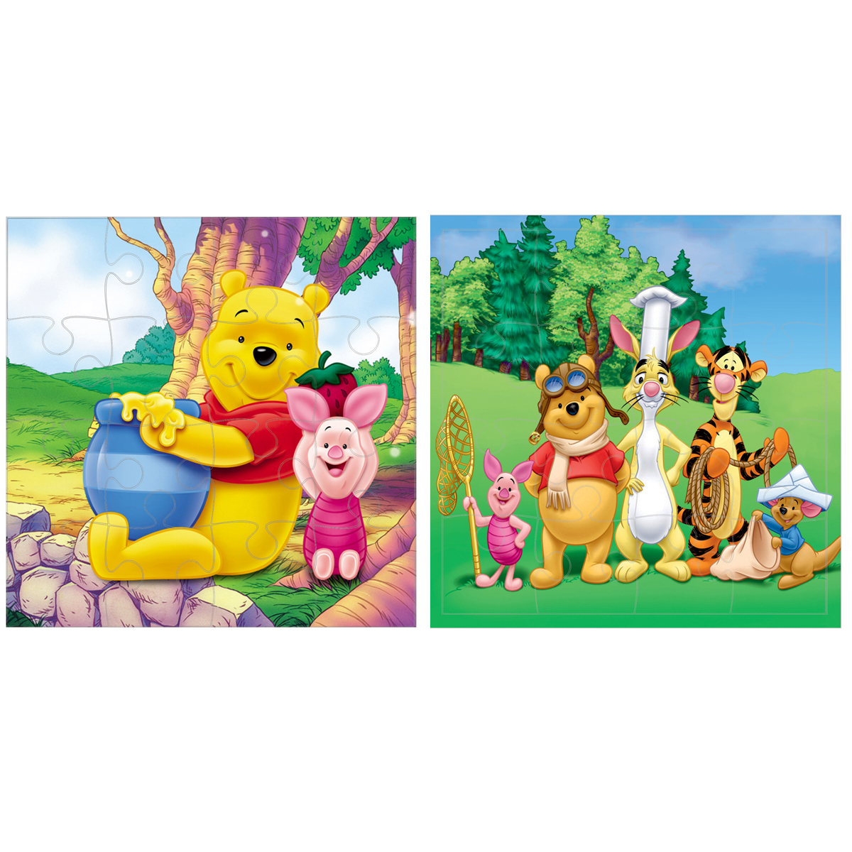 پازل 16 تکه طرح پو مجموعه 2 عددی