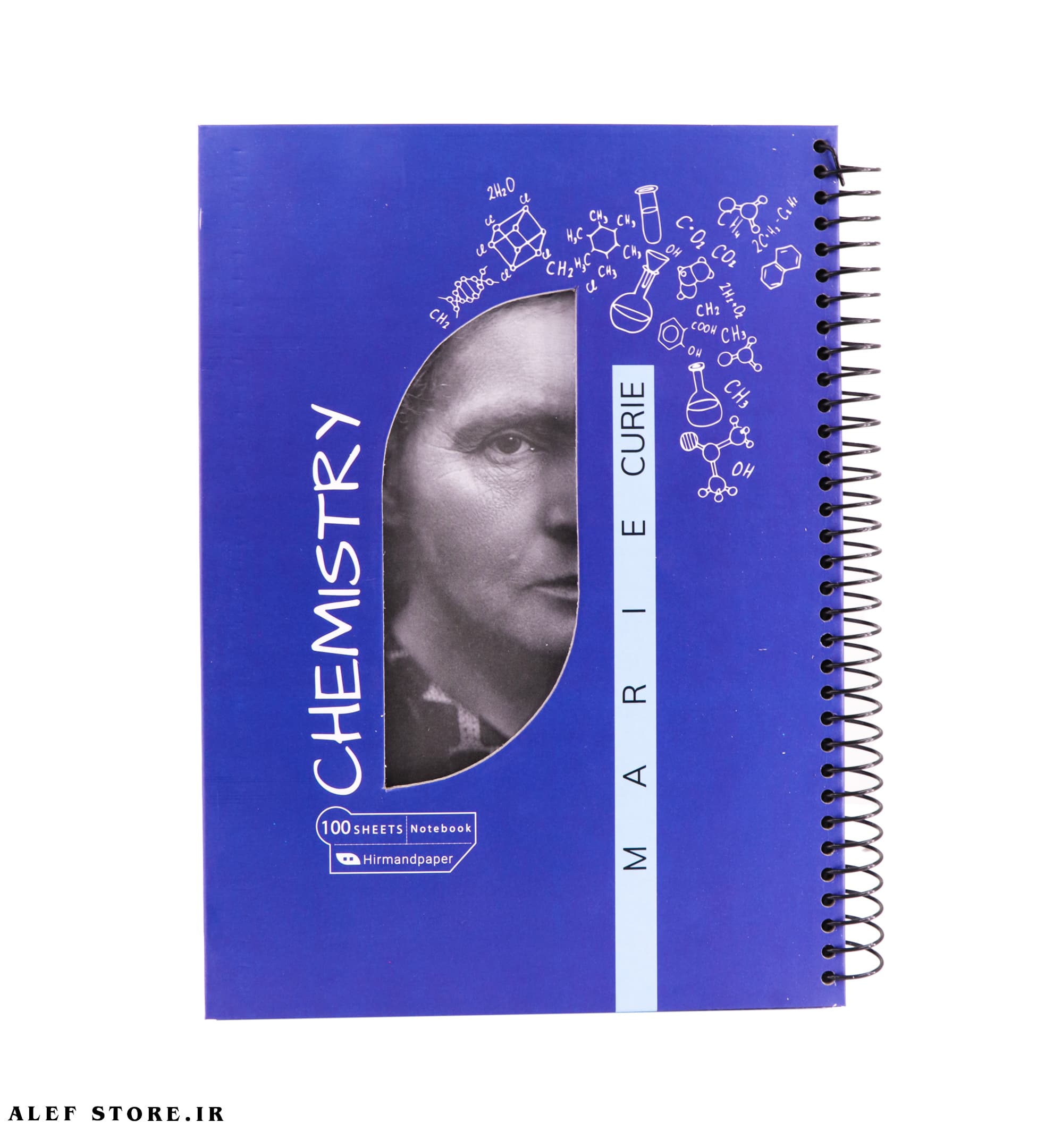 دفتر 100 برگ هیرمند طرح ماری کوری