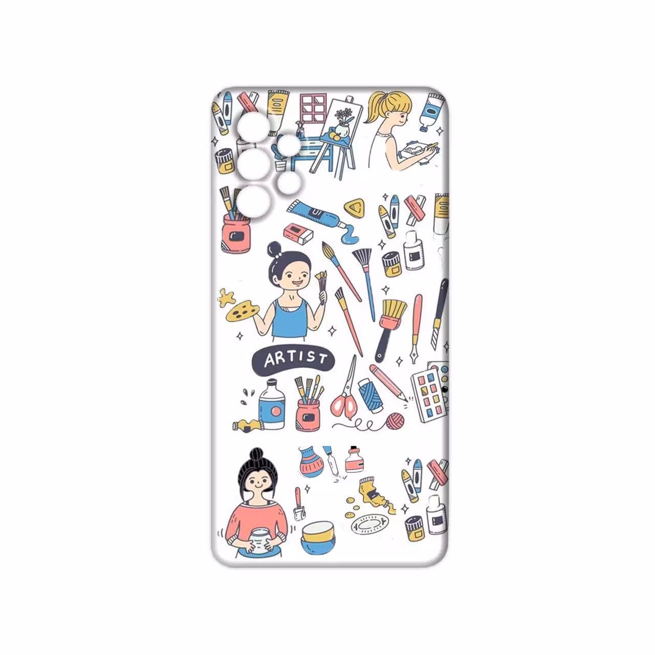 کاور مدل هنرمند کد 027 مناسب برای گوشی موبایل سامسونگ galaxy A23 