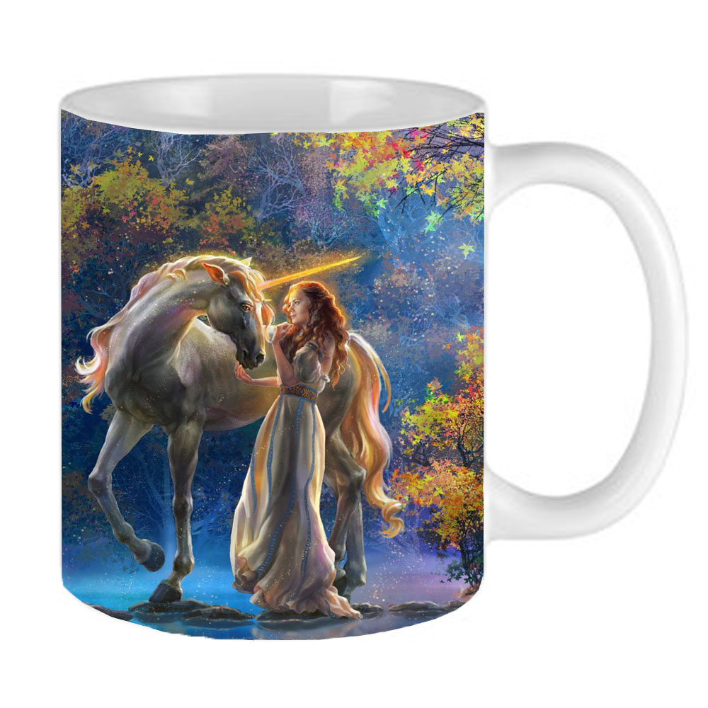 ماگ مدل unicorn طرح اسب تکشاخ