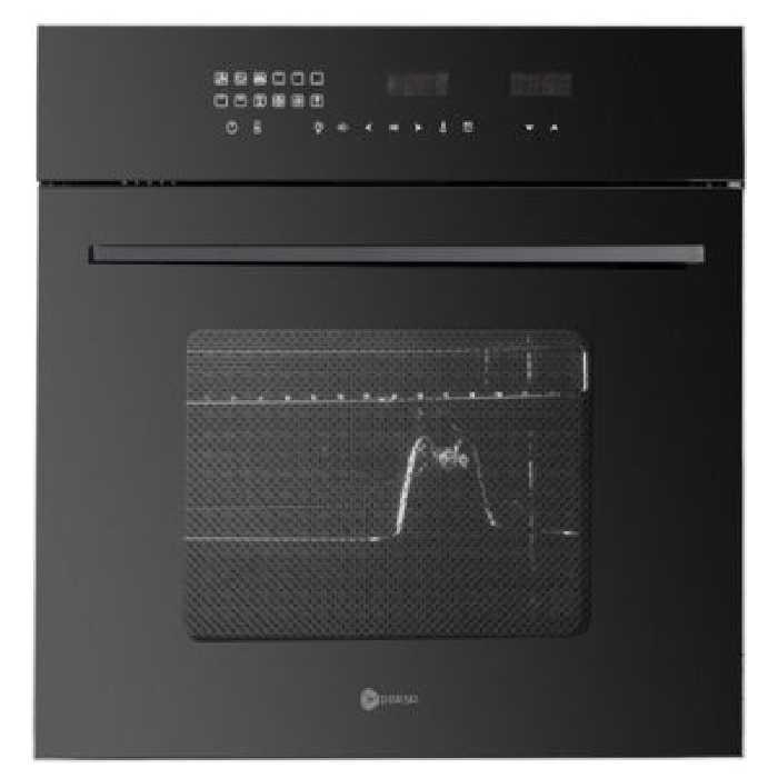 فر توکار برقی مدل DF4101-65 لتکا شیشه مشکی درسا