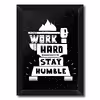 تابلو فنچ آرت طرح Work Hard کد QT102C-WB