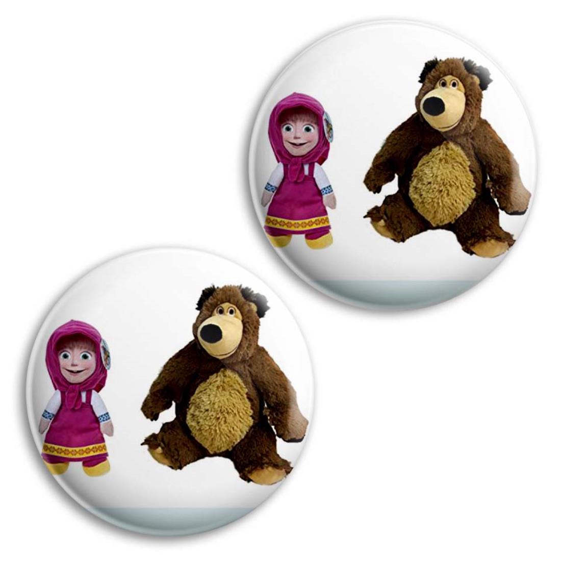 پیکسل پرمانه طرح ماشا ومیشا کد pm2n.11815 مجموعه 2 عددی