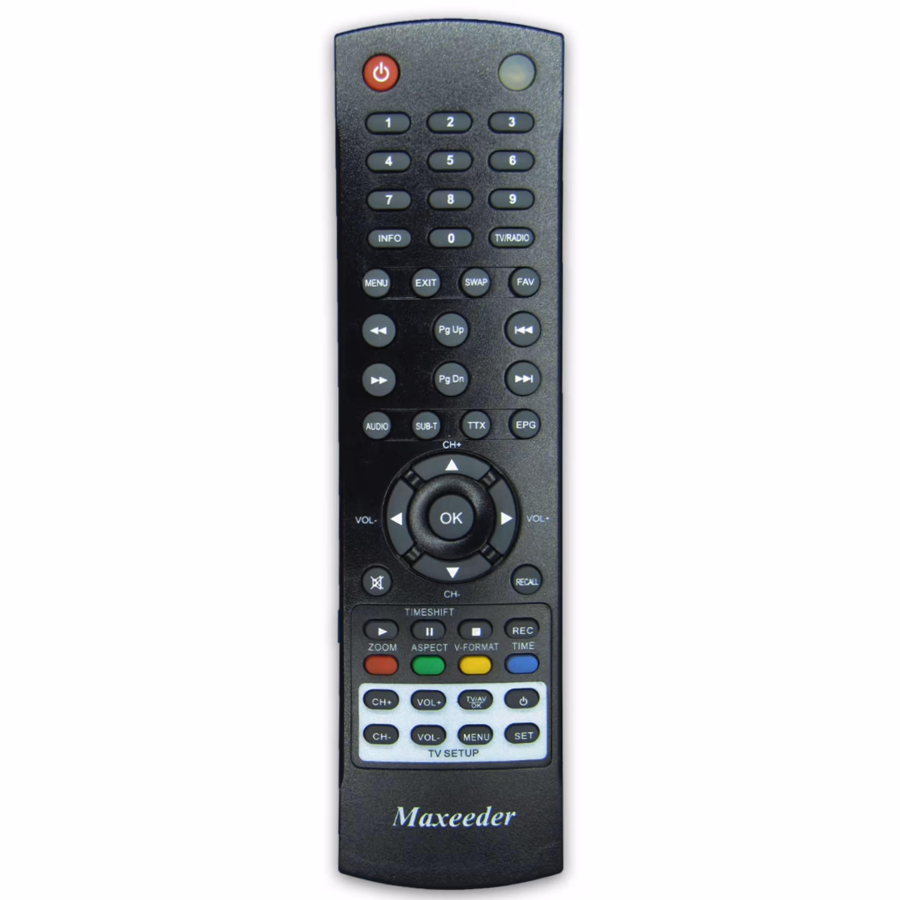 کنترل گیرنده دیجیتال مکسیدر MAXEEDER مدل لرن (با قابلیت کپی)
