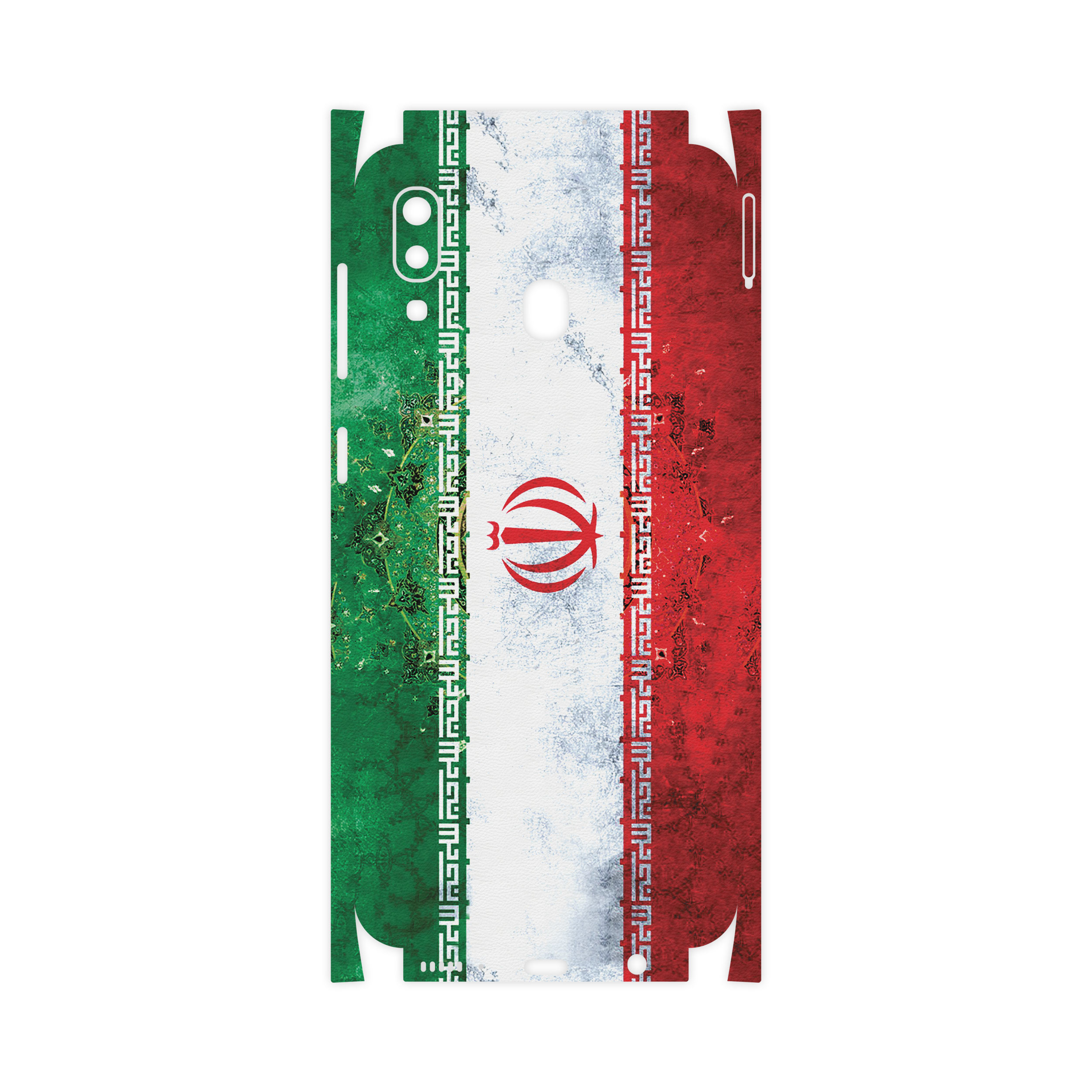 برچسب پوششی ماهوت مدل Full skin-IRAN-Flag مناسب برای گوشی موبایل سامسونگ Galaxy A30