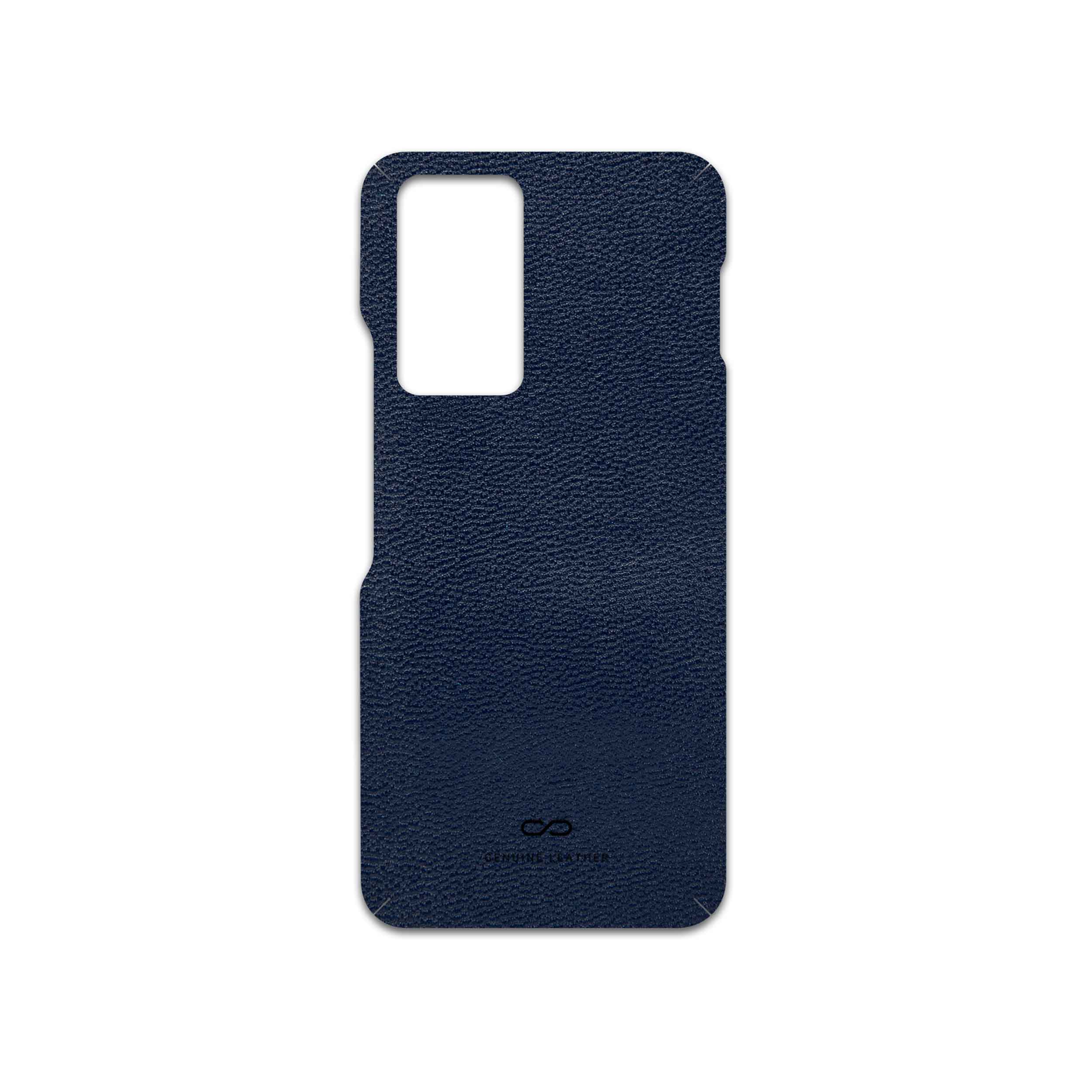 برچسب پوششی ماهوت مدل Deep-Blue-Leather مناسب برای گوشی موبایل اینفینیکس Note 11 Pro