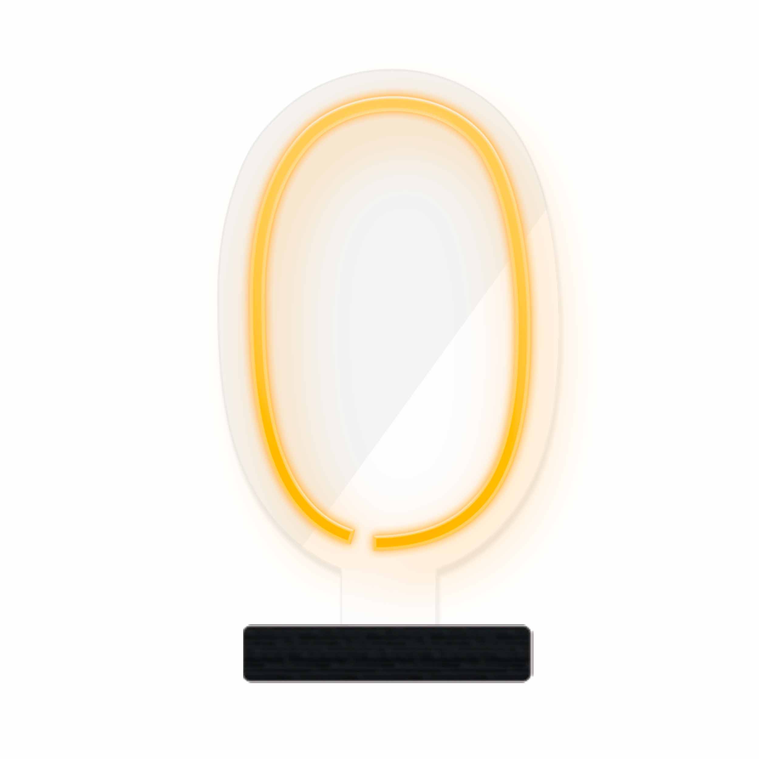 چراغ رومیزی ریموت دار مدل ZERO-GL_YL-GLASS