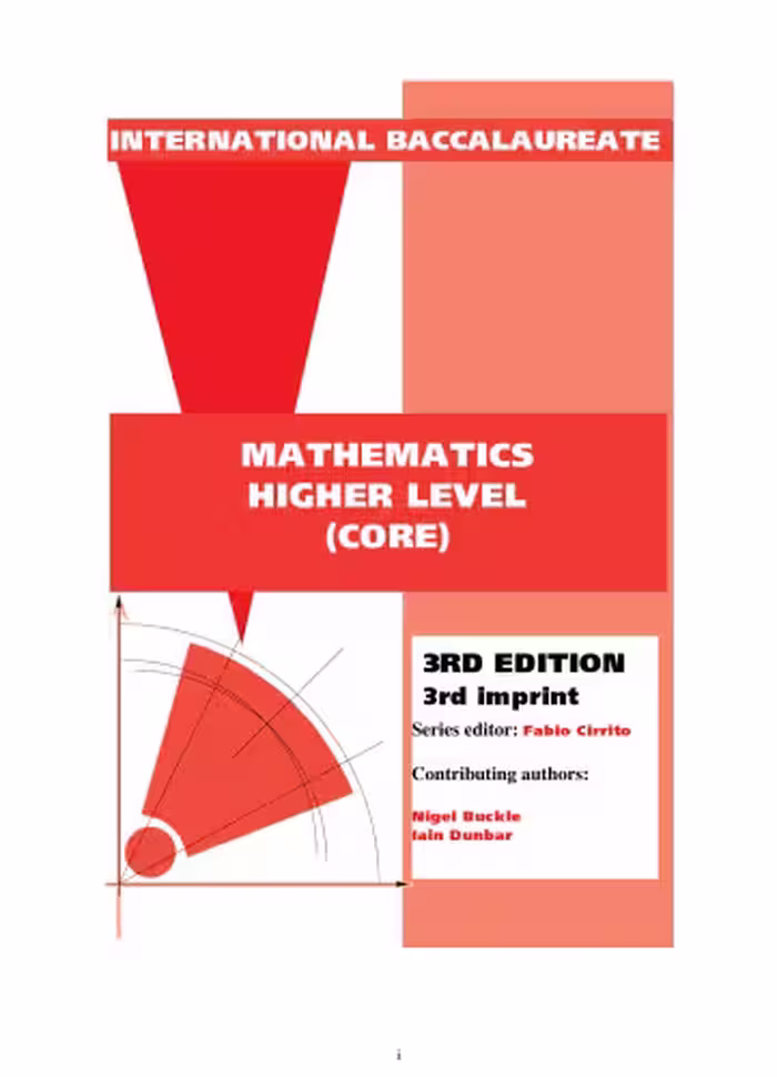 خرید و دانلود نسخه کامل کتاب Mathematics Higher Level Core