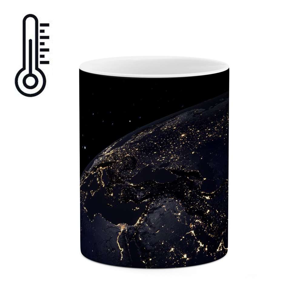 ماگ حرارتی طرح کره زمین فانتزی  مدل mgph14991