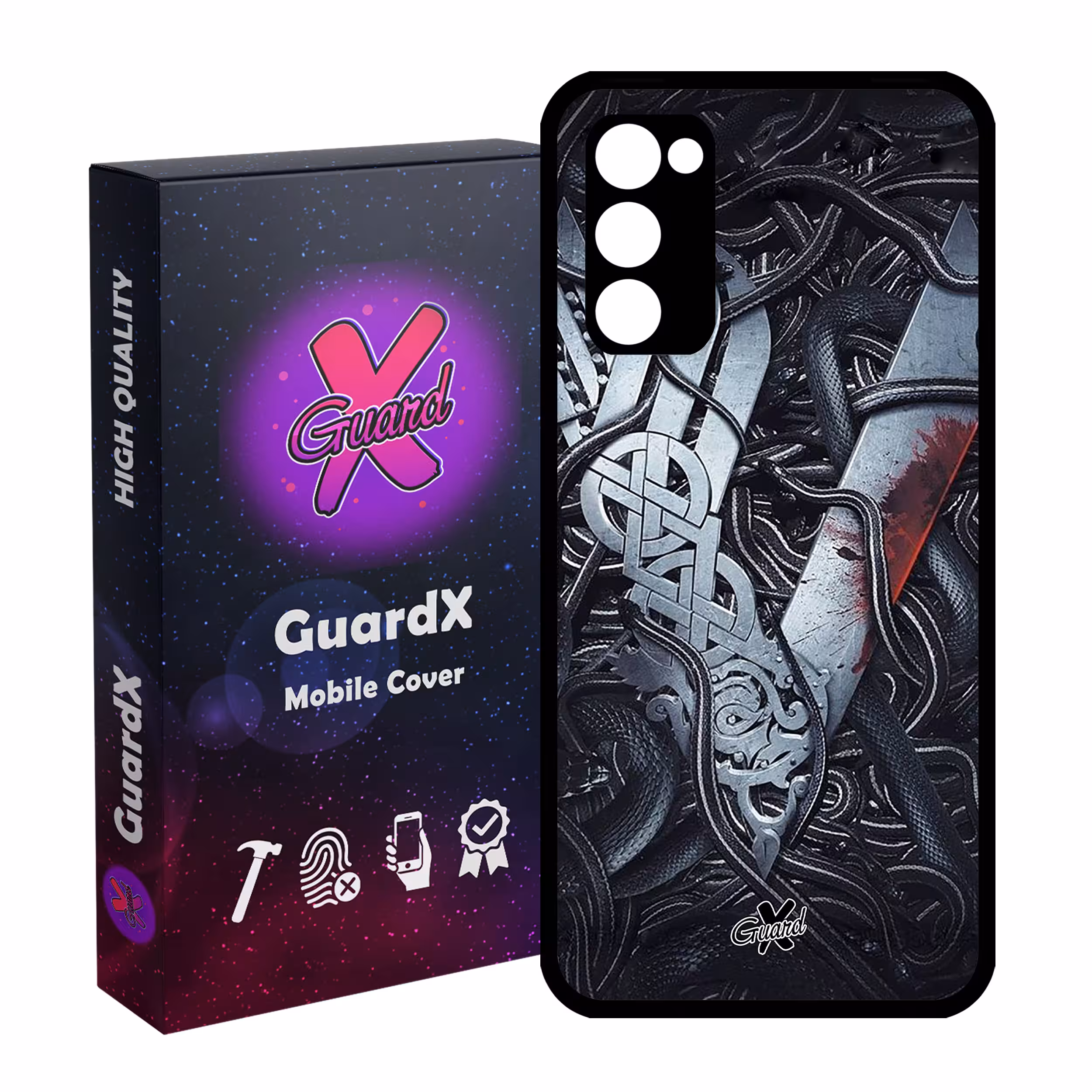 کاور گارد ایکس طرح Vikings مدل Glass10221 مناسب برای گوشی موبایل سامسونگ Galaxy S20 FE