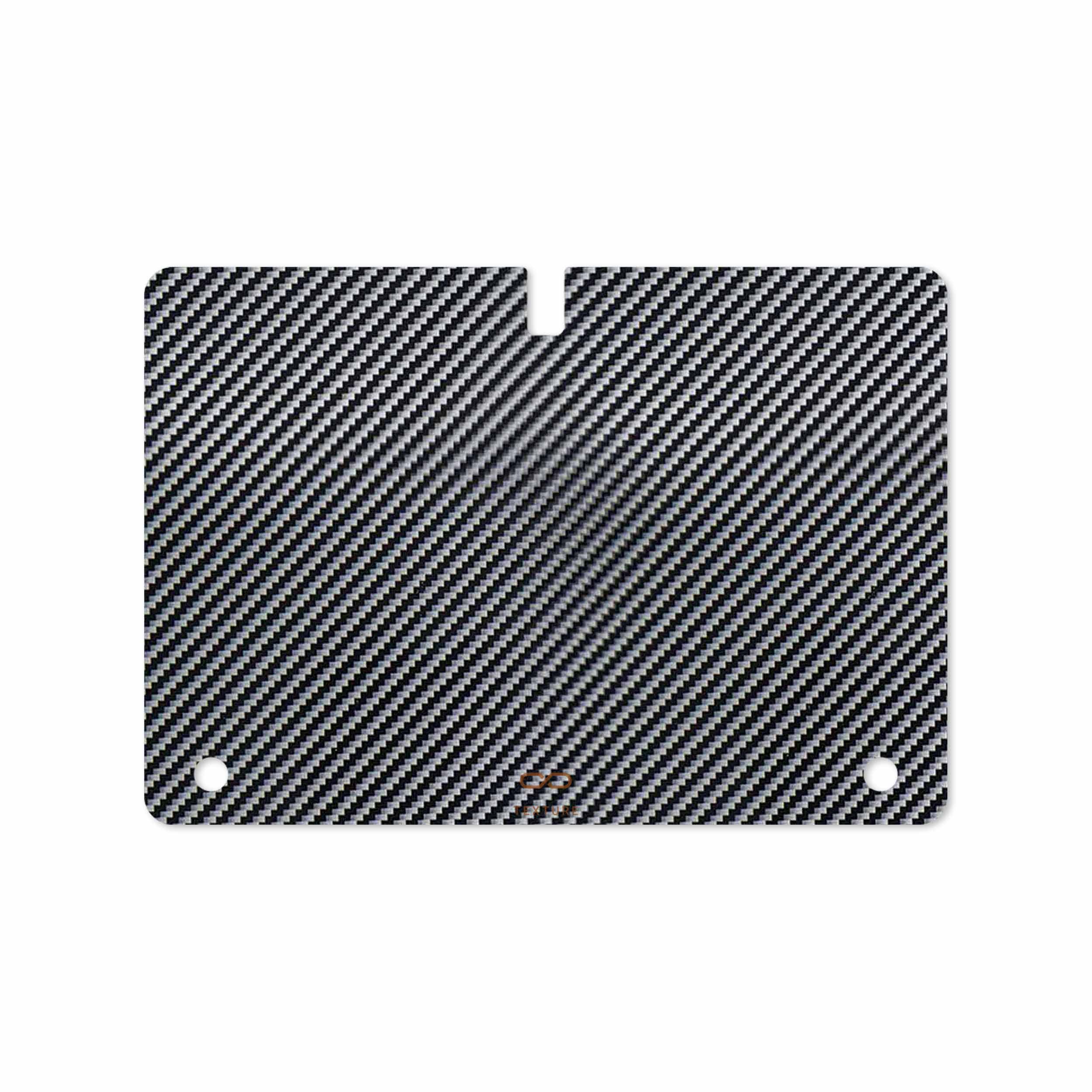 برچسب پوششی ماهوت مدل Glossy-Silver-Fiber مناسب برای تبلت سامسونگ Galaxy Tab S 10.5 2014 T800