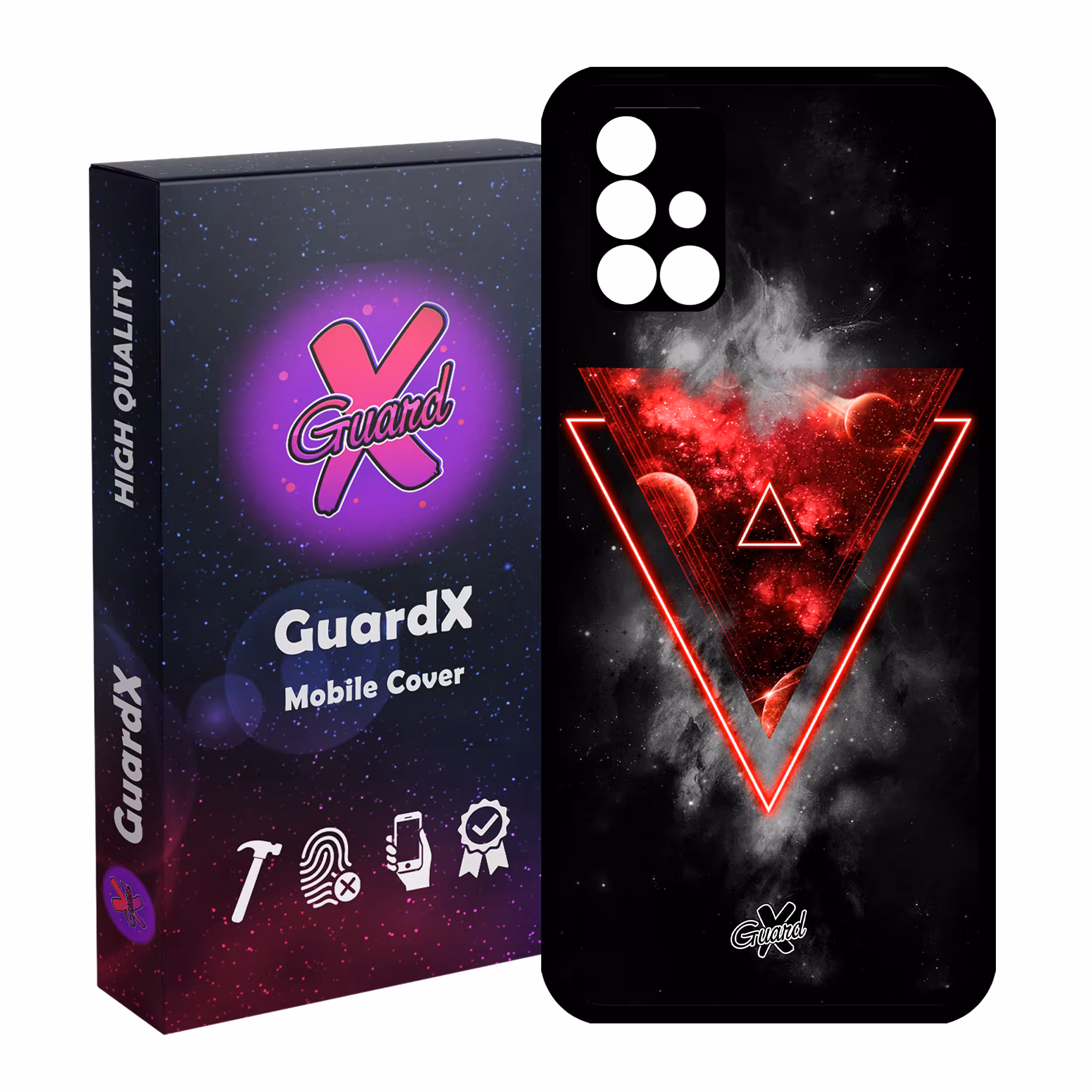 کاور گارد ایکس طرح Galaxy مدل Glass10163 مناسب برای گوشی موبایل سامسونگ Galaxy A51 5G