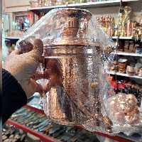 سماور روگازی مسی خالص زنجان چکش کاری شده 