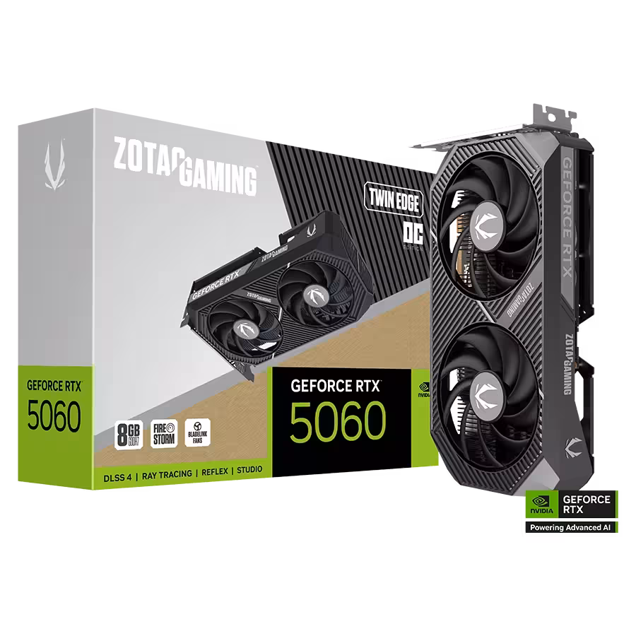 کارت گرافیک زوتک Gaming RTX 5060 8GB Twin Edge OC | فروشگاه گیمینگ تکاف