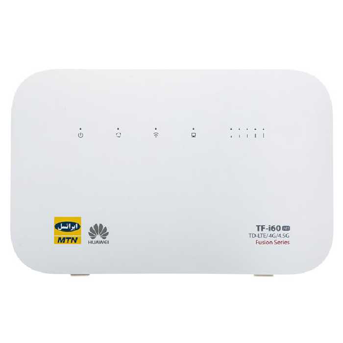 مودم 4G/TD-LTE ایرانسل مدل TF-i60 H1 همراه با سیم کارت دو قلو ایرانسل TD-LTE 4G