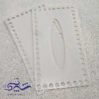 کفی پلکسی تریکوبافی دستمال کاغذی ساده