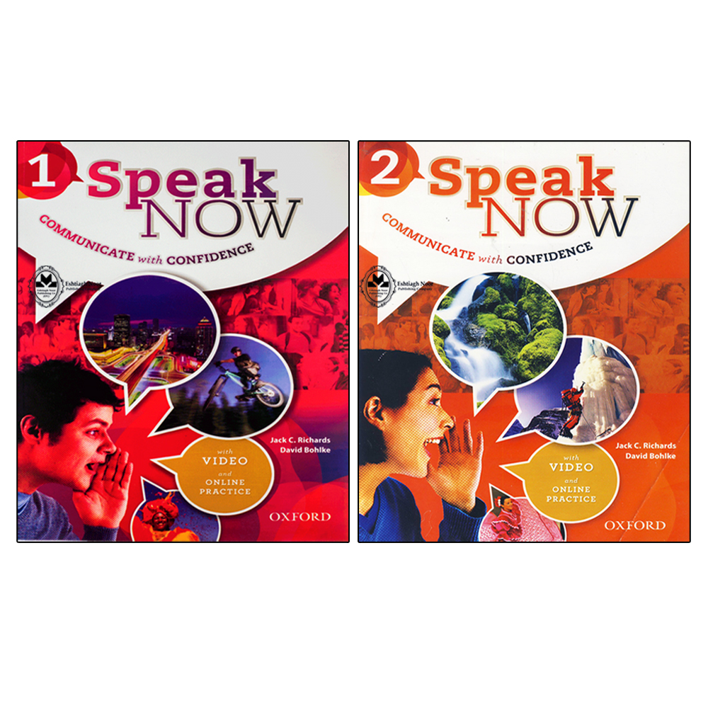 کتاب Speak Now اثر Jack C Richards And David Bohlke انتشارات اشتیاق نور جلد 1و 2