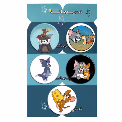 پیکسل پرمانه طرح تام و جری کد pmg.5051 مجموعه 5 عددی