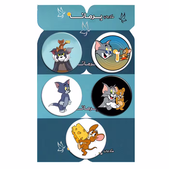 پیکسل پرمانه طرح تام و جری کد pmg.5051 مجموعه 5 عددی