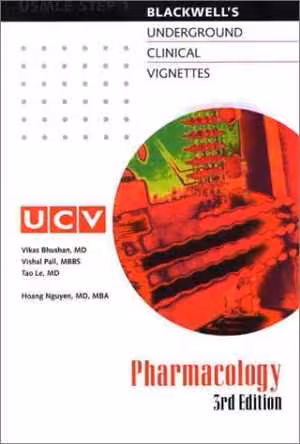 [PDF] دانلود کتاب Underground Clinical Vignettes - Pharmacology - Classic Clinical Cases For Usmle Step 1 Review, 3rd ed, 2001