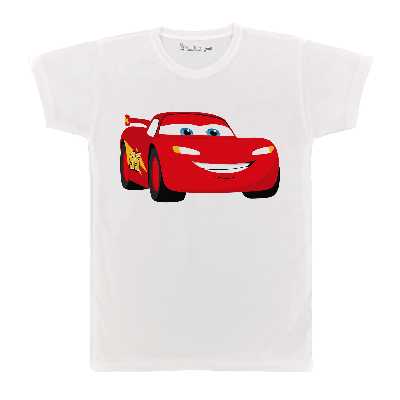 تی شرت آستین کوتاه  بچگانه پرمانه طرح ماشین ها کد pmt.6941