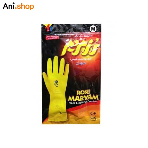 دستکش متوسط ساق کوتاه رز مریم