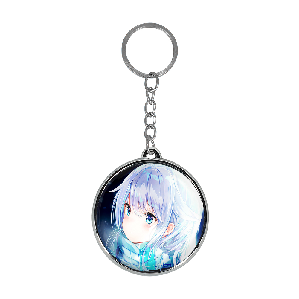 جاکلیدی خندالو طرح دختر انیمه ای مدل دوطرفه کد 1801718018