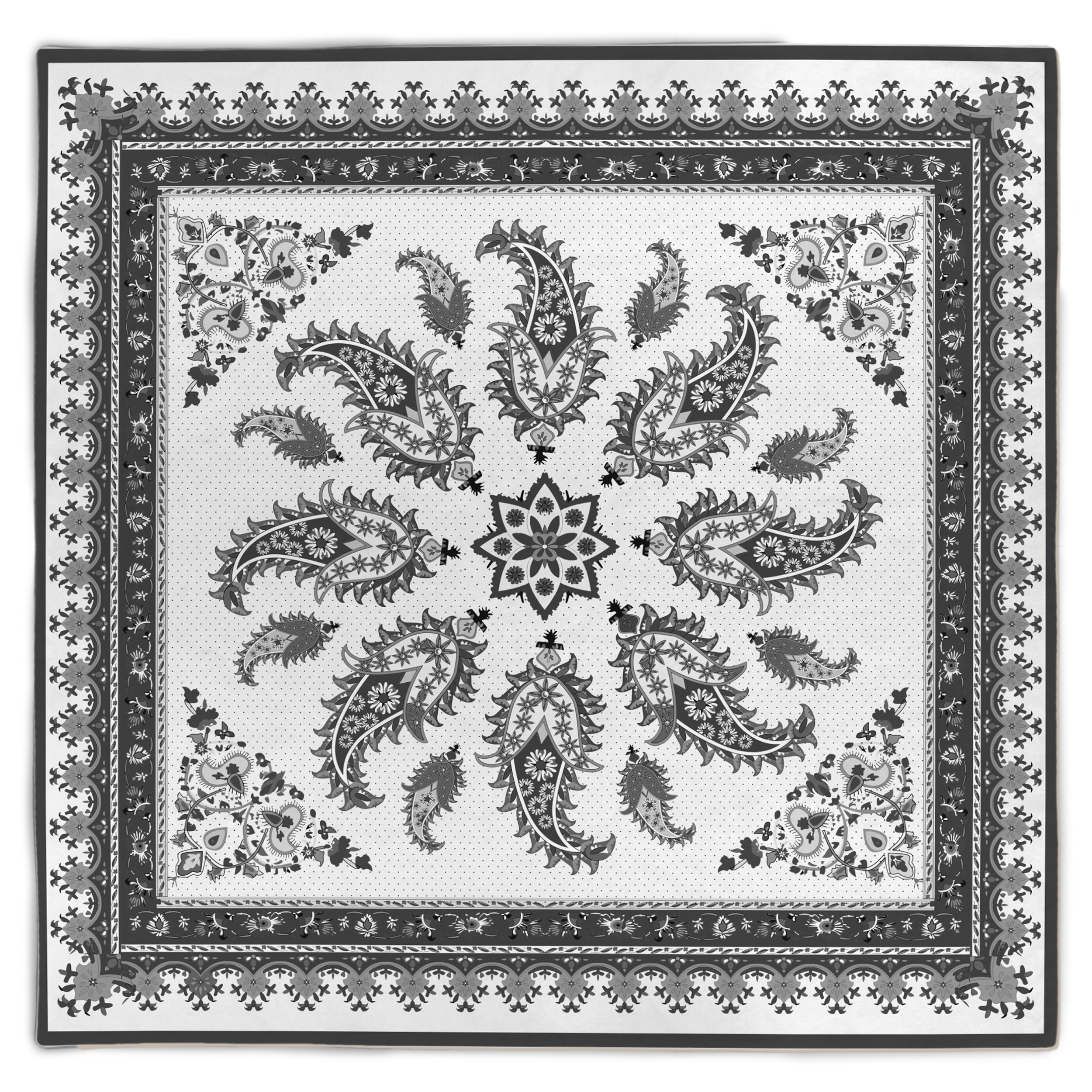 رومیزی طرح بته جقه کد 140076