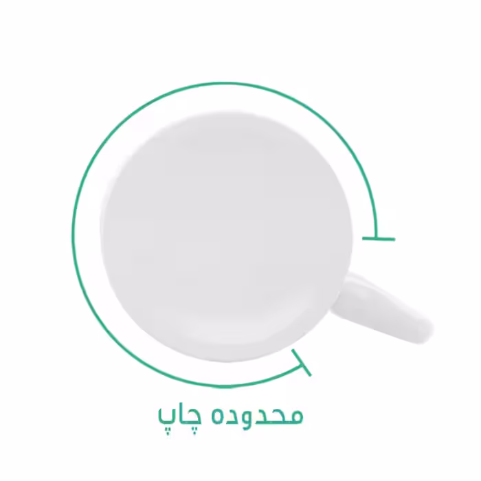 ماگ لاژید مدل اسم منصور طرح لپ تاپ و میز کار