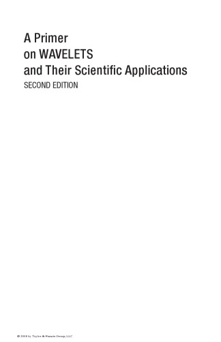 خرید و دانلود نسخه کامل کتاب A primer on wavelets and their scientific applications