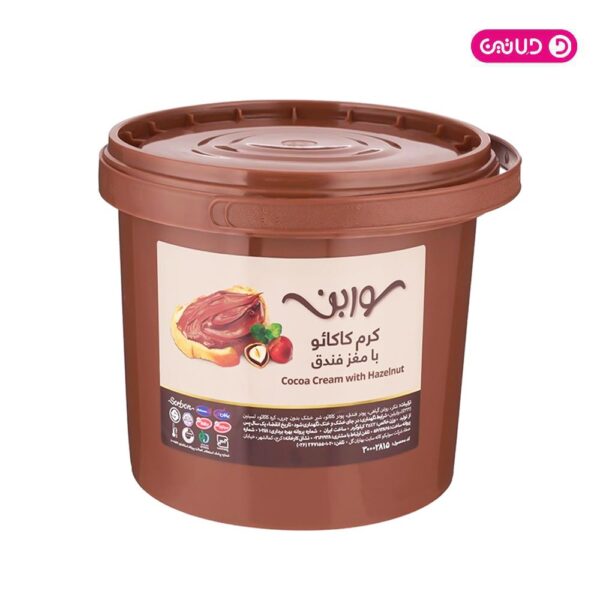 کرم کاکائو فندقی (نوتلا) ویژه سوربن 3 کیلویی