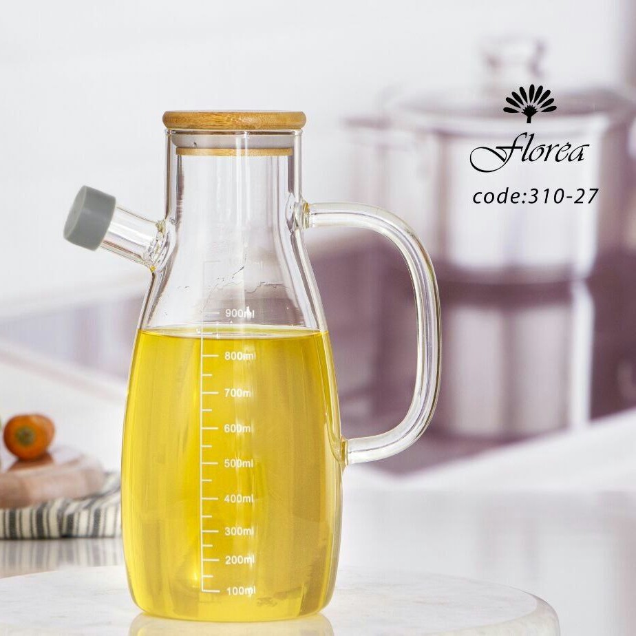 روغن ریز پیرکس درب بامبو درجه دار کد27